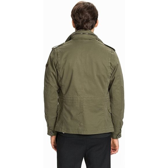 DIESEL MENS J-CHIKA MILITARY JACKET COAT OLIVE GREEN SIZE MEDIUM - Picture 3 of 12